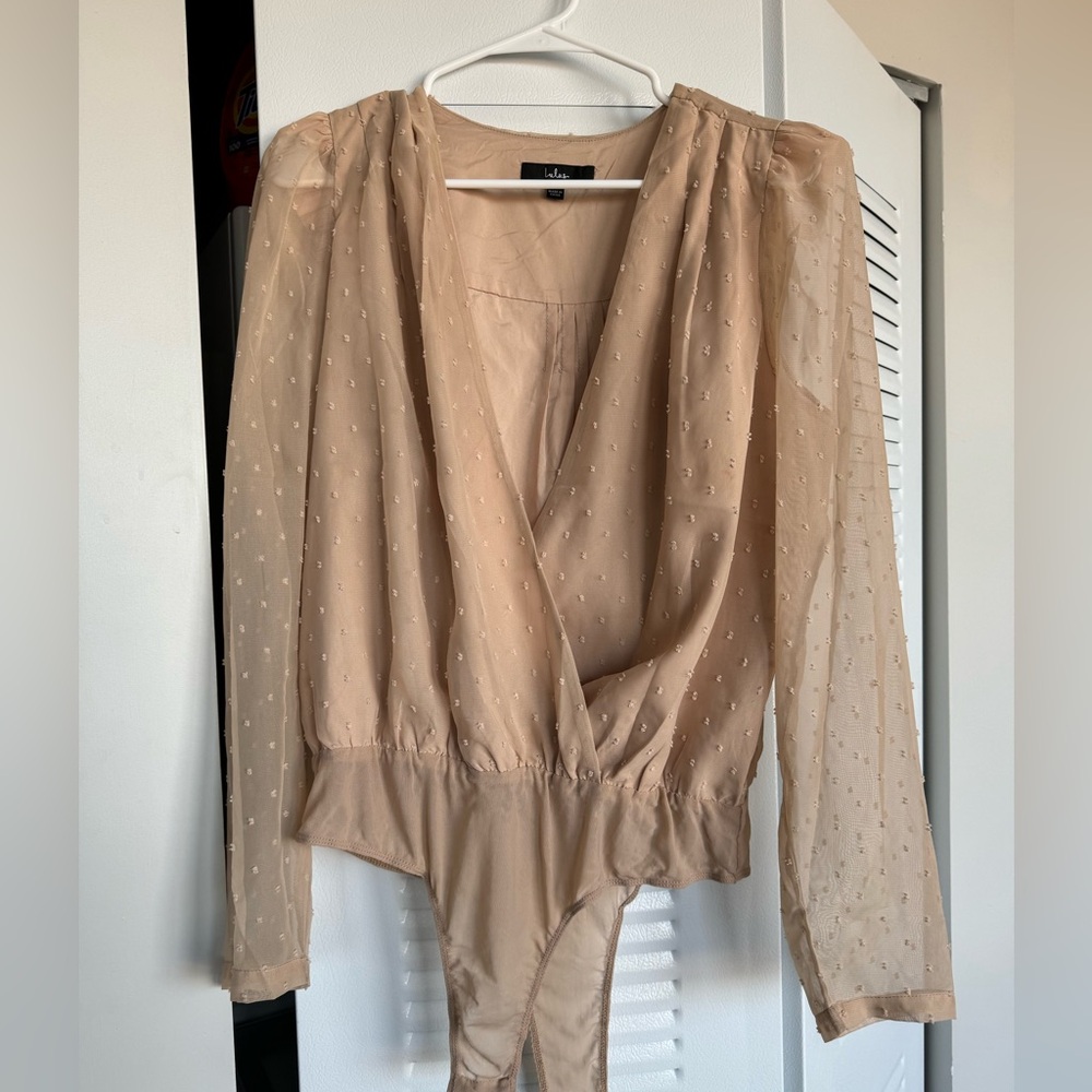 Lulus cream bodysuit!